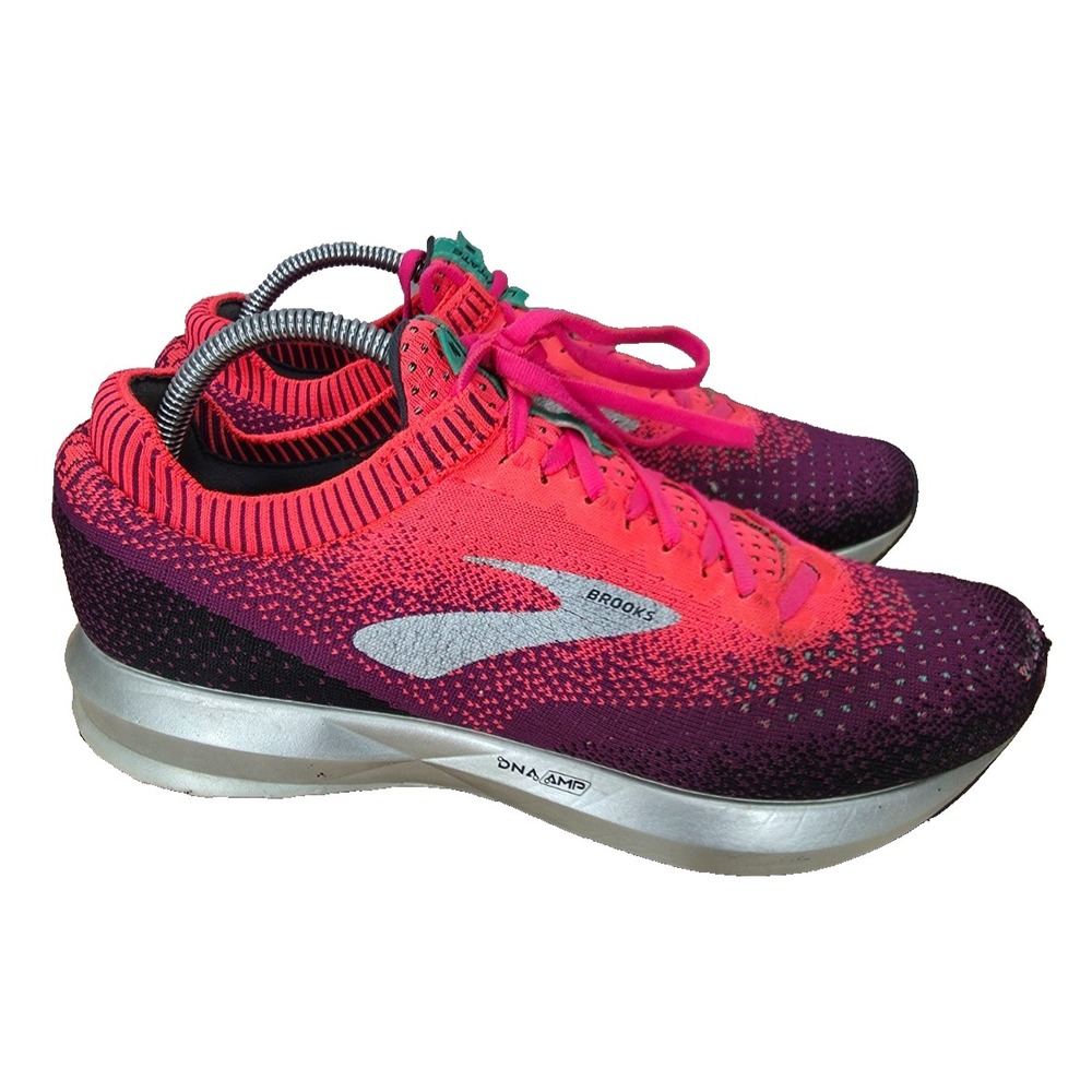 Brooks Levitate 2 Running Shoes Womens 10 B Pink Purple Sneakers 1202791B676